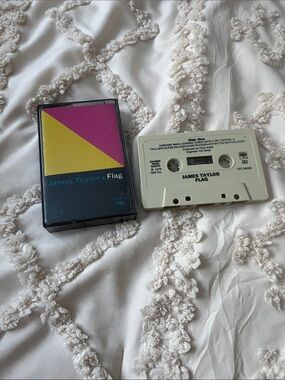James Taylor - Flag Cassette Tape (White)